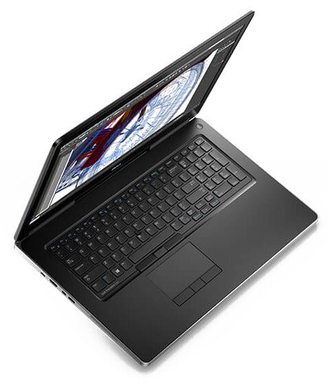 Dell Precision 7720 Laptop - Intel Xeon E3-1505M v6 - 256GB SSD&1T HDD- 32GB RAM - Nvidia Quadro P4000 8GB - 17.3 inches