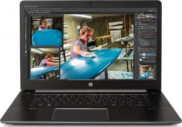 محطة عمل HP ZBOOK Studio G4-Corei7-7700HQ-16 جيجابايت رام-1000 جيجابايت SSD-Nvidia Quadro M1200 4 جيجابايت-15.6 بوصة-النوافذ السابعة ضمان 10-12 شهرًا