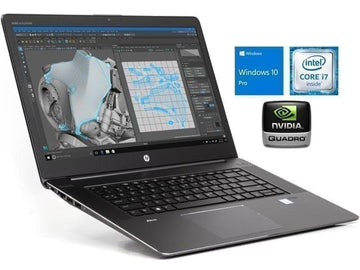 محطة عمل HP ZBOOK Studio G3-Corei7-6700HQ-16 جيجابايت رام-512 جيجابايت SSD-Nvidia Quadro M1200 4 جيجابايت-15.6 بوصة-6 ويندوز ضمان 10-12 شهرًا