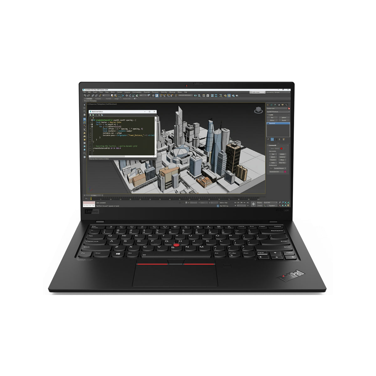 Lenovo ThinkPad X1 Carbon 2017 i7 7th Gen open display view